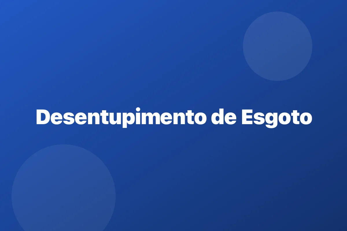 Desentupimento de esgoto em Cuiabá – limpeza da coluna